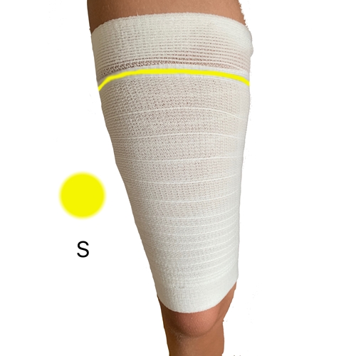 LegFix-virtsapussin jalkakiinnike - S 24-39 cm keltainen - 3 kpl