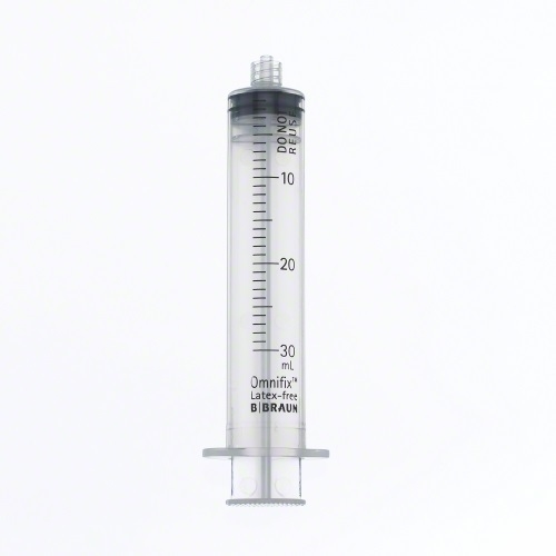 Spruta luerlock 3komp Omnifix – 30ml grad 1ml centrerad – 100 st