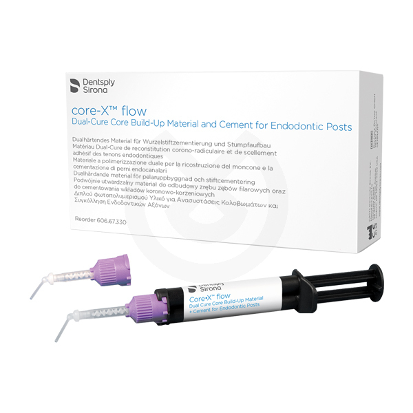 Corex Flow, 4 sprutor + 20 blandningsspetsar - DENTSPLY