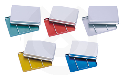 Aluminiumsbrik, type P - Aluminium Tray Mini Blue (18X14)