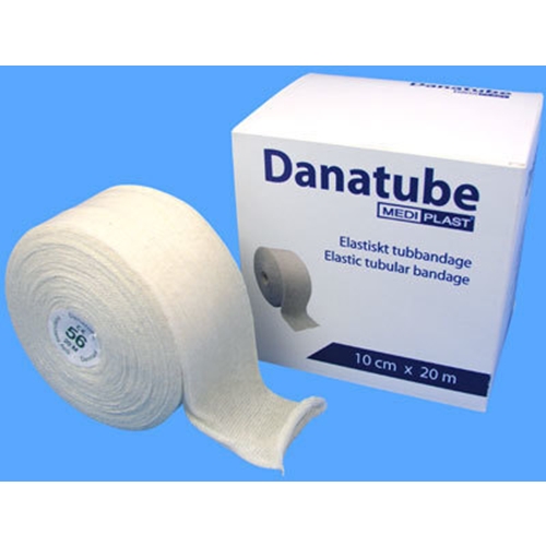 Tubgas Danatube - 4 cm x 20 m bleget bomuld