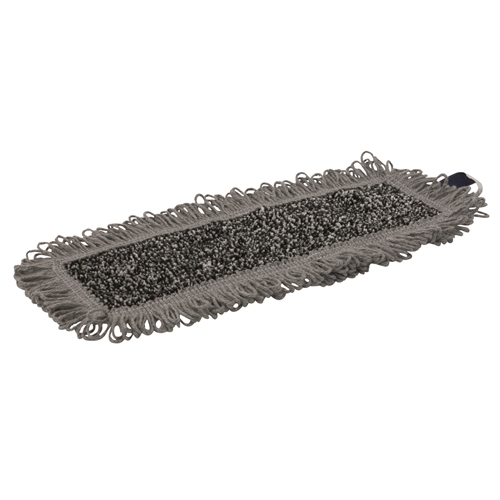 Kosteusmoppi Vikan Wet Scrub - 25 cm harmaa mikrokuitu lenkkimoppi - 5 kpl