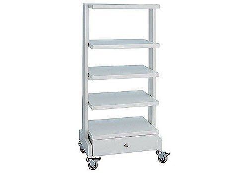 Distributionsvogn med 5 hyldeplaner og 1 skuffe - D10-49