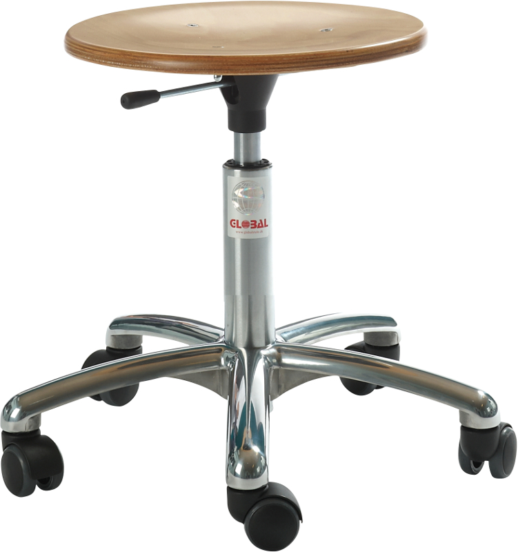 Arbetspall - Jupiter med fotkryss i aluminium