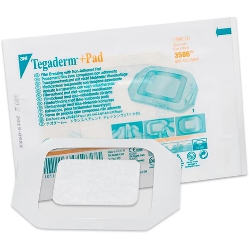 Sårfilm med pude Tegaderm + Pad - 9x10 cm (pude 4,5x6 cm) ramme - 25 stk.