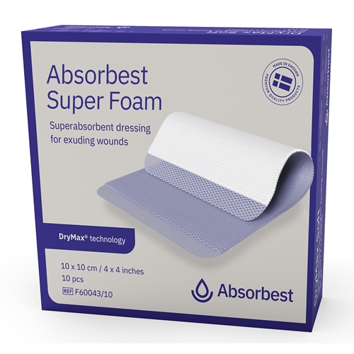 Absorbest Super-Schaum 7.5x7.5cm - 7.5x7.5cm - 10 St