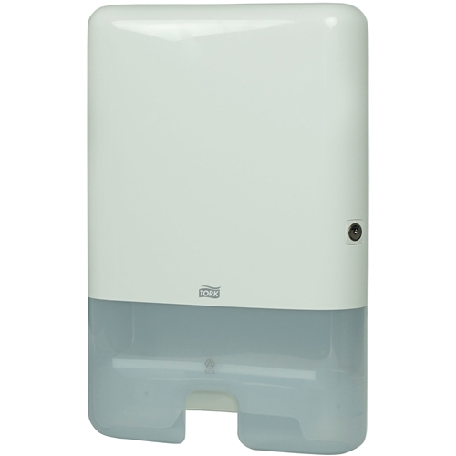 Dispenser Handduk kedjevikt H2 - Tork vit plast