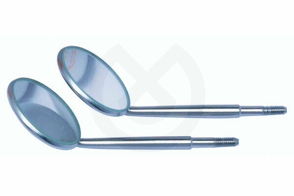 Magnifying mouth mirrors no. 5 CS, 12 pcs - HAHNENKRATT