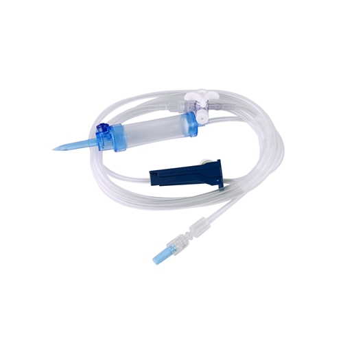 Infusionssæt med luftnål Evercare - 195 cm fast 3vkr FilterStop - 80 stk