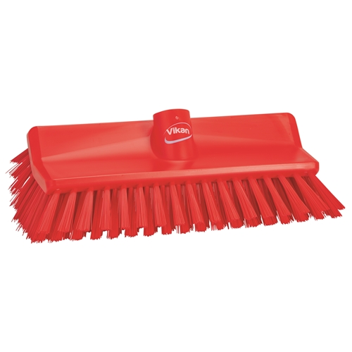 Kombischrubber Vikan - 26,5 cm rot medium