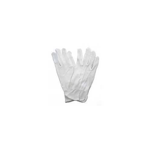 Glove knitted PVC dots - Large - 12 pcs