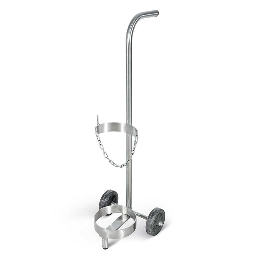 Wózek na butlę tlenową - ∅17 cm - D-56