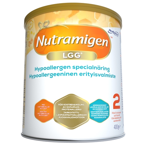 Nutramigen 2 LGG tillskottsnär – 1x400g från 6 mån+