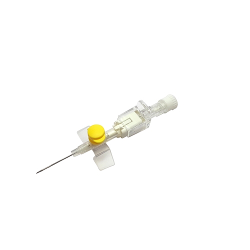 Infusionskanyle Surshield Versatus - 0,7x19mm 24G gul m port - 50 stk