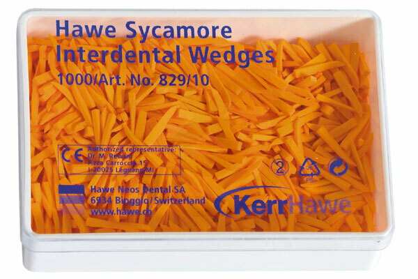 Träkilar, refill, 1000 st. – Wedges Orange 1000U.-829.10- Kerr-Hawe