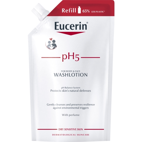Flydende sæbe Eucerin pH5 - 400 ml refill parfumeret