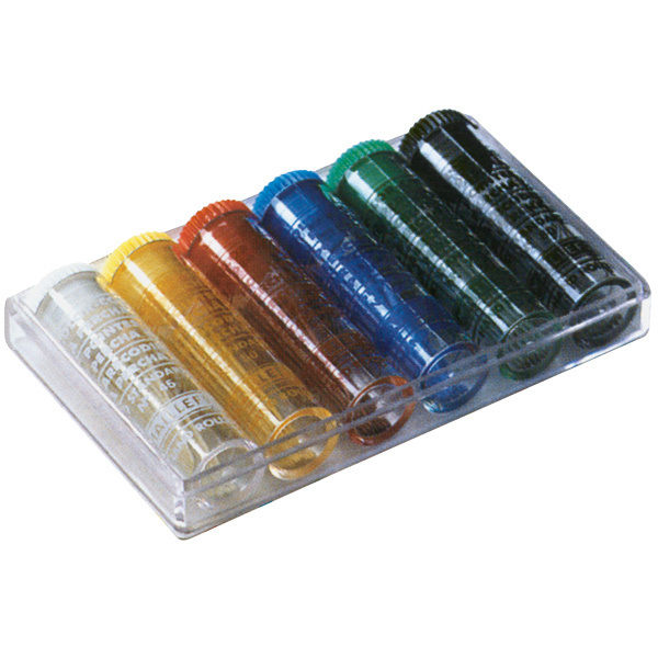 Färgade guttaperkaspetsar, nr. 25-35 – Guttapercha Assorted 30Mm 15-40 Maillef