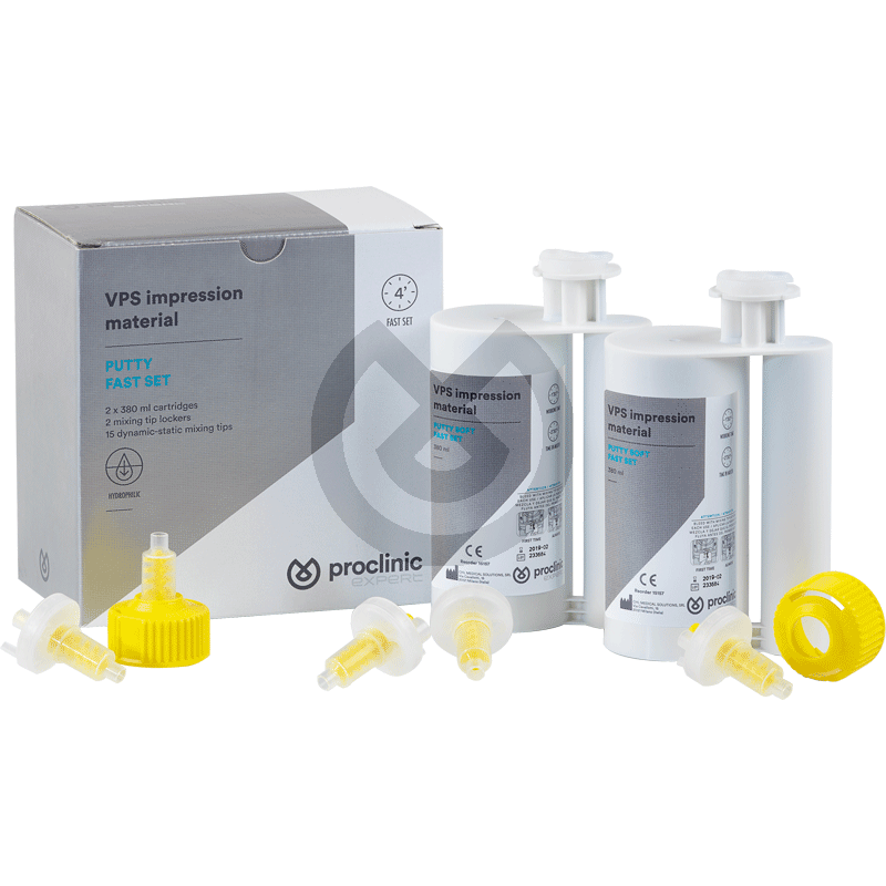 Proclinic Expert 380 A-Silikon VPS Avtrycksmaterial – A-Silicone 380 Heavy Body Regular Set Proclinic Expert