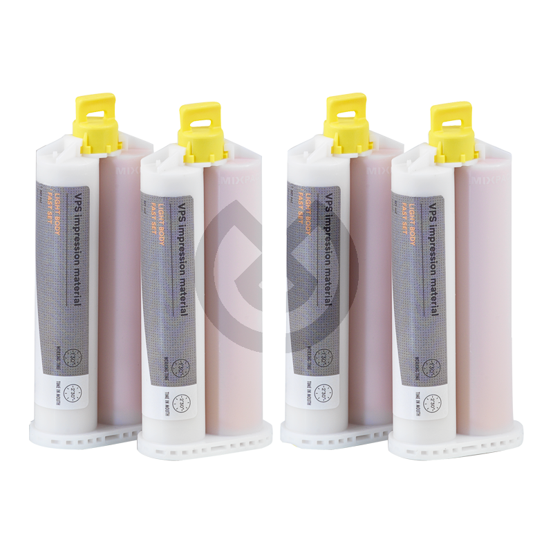 A-Silikone Light Body hurtigt hærdende aftryksmateriale, 4 Patroner - Proclinic Expert, - PROCLINIC EXPERT
