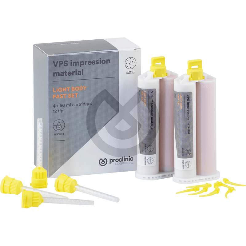 VPS avtrycksmaterial i patroner – A Silicone Vps Light Body – Regular Set