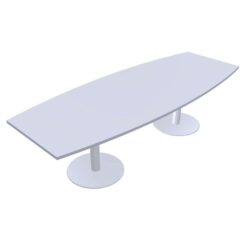 Konferencebord til 6-14 personer - Tack - 280x110 cm - Båtformad