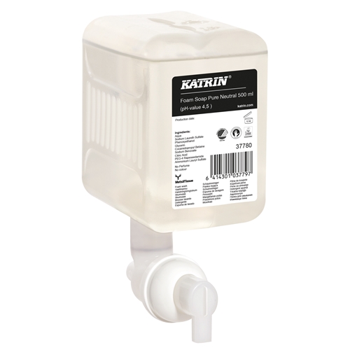 Schaumseife Katrin Pure Neutral - 500 ml parfümfrei Svanen - 12 St.