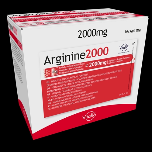 Arginin 2000 - 30x4 g - 30 stk.