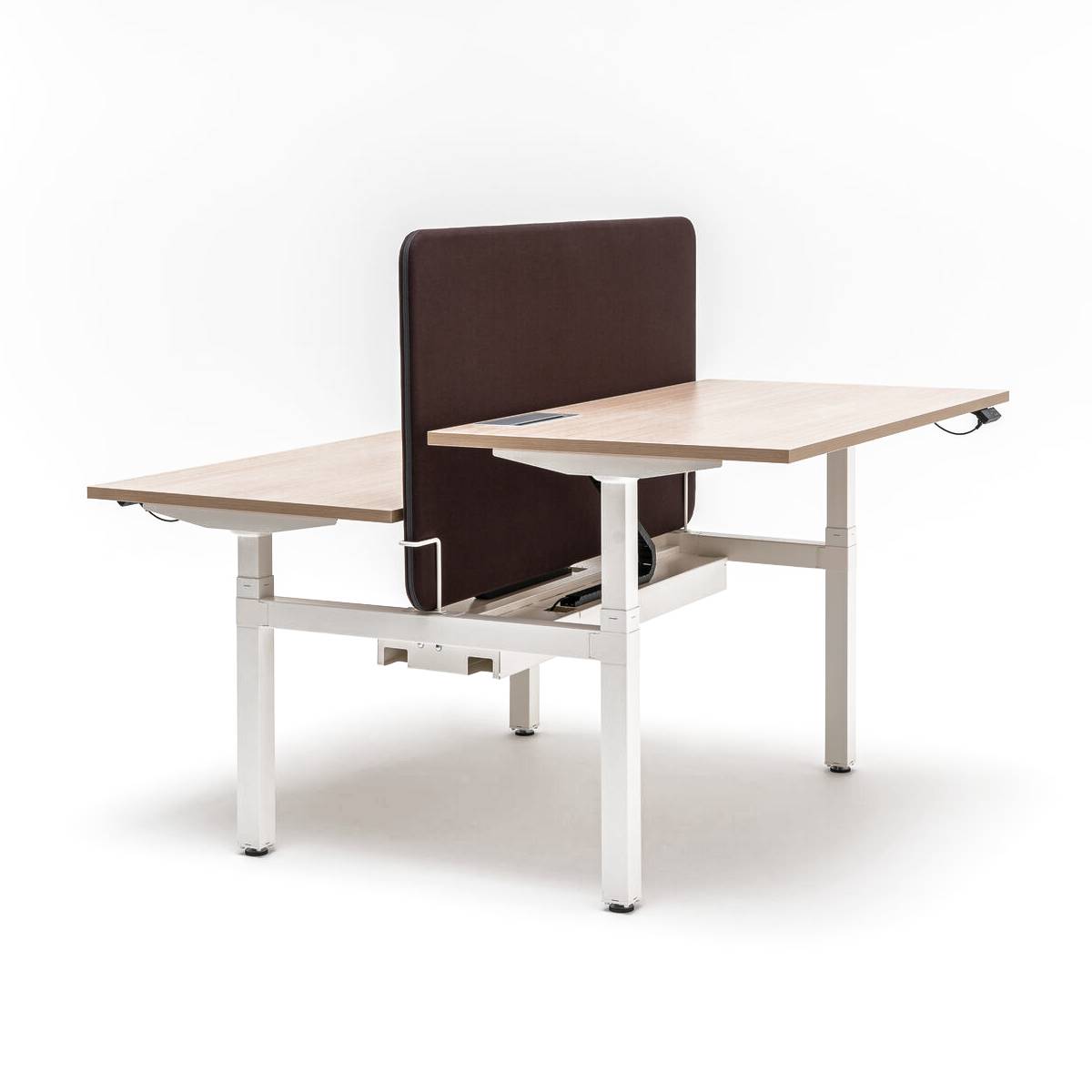 Hæve-sænkbart dobbelt skrivebord - Premium Ogi Drive Bench - 120x149 cm