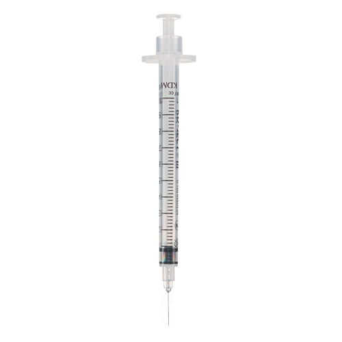 Insulinsprøjte med kanyle KD-Ject - 1,0 ml 30G (0,30)x12 mm - 100 stk.