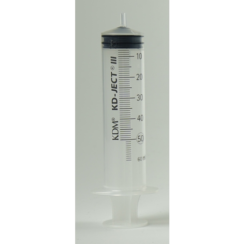 Luer sprøjte 3-komponent KD-Ject - 50/60 ml excentrisk - 30 stk