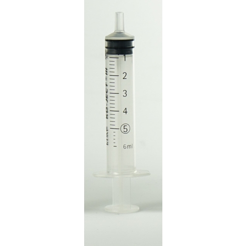 Luer-sprøjte 3-komponent KD-Ject - 5ml grad 0,2ml centrisk - 100 stk