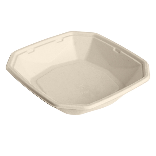 Skål madform Octabagasse - 1000 ml 224x224 mm brun - 50 stk.