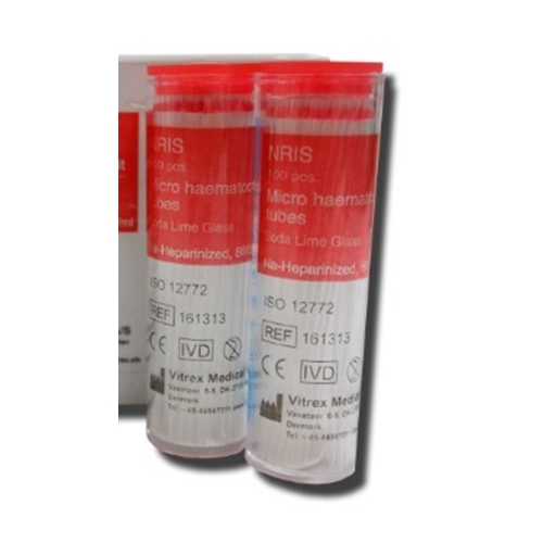 Kapillärrör Cetro – 75µl Heparincoated – 100 st