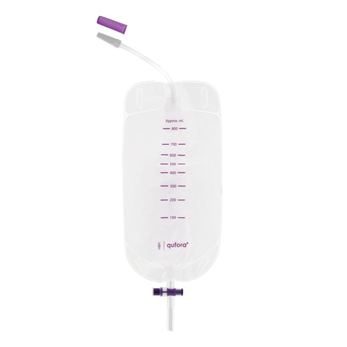 Ikke-tømbar urinpose Qufora - 0,75L 10cm - 25 stk