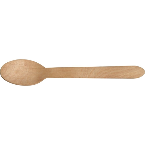Träbestick matsked – 16cm vaxad – 100 st