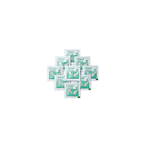 Wundreinigungstücher Salvequick - 11x12cm Einzelpackung mit NaCl 1000St - 1000 St