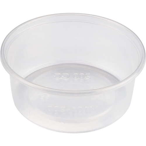Kubek plastikowy PP okrągły - 200ml 101x43mm przezroczysty - 50 szt.