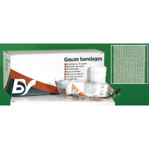Gasbinda Bastos Viegas 410 – 8 cm x 4 m bavlněné neelastické celofánové balení – 15 ks