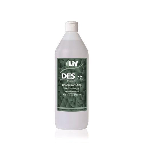 Hånddesinfektion Liv 75% - 1000ml flaske