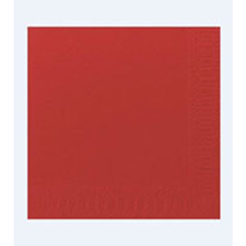 Duni Serviette aus Tissue 1/4-Falz 3-lagig 40x40 cm rot 125 St