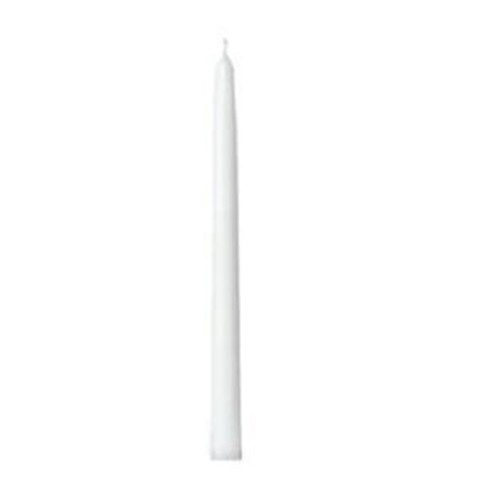 Antique candle stearin 100% - 25cm white 6.5 hours - 50 pcs