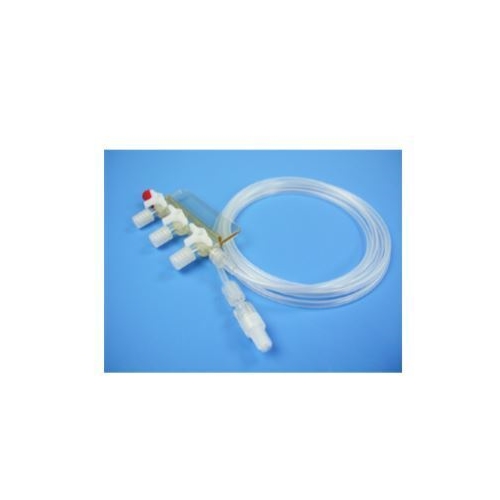 3-vejs hane Mediplast - 100 cm slange PVC-fri - 10 stk
