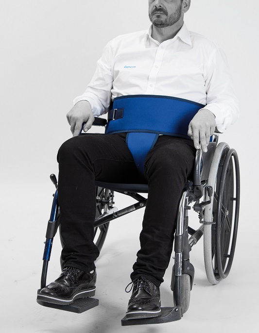 Beckengurt mit Klettverschluss für Rollstühle - L (120-165 cm)
