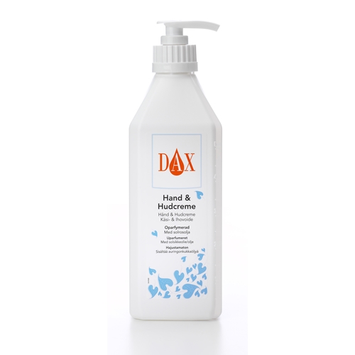 Dax Hand- und Hautcreme 600 ml mit Pumpe mit Sonnenblumenöl unparfümiert