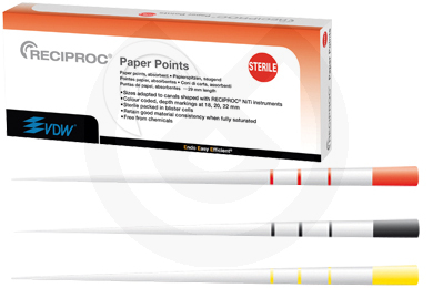 Ereendroc® Pappersspetsar Zipperer – Paper Points Reciproc Ass. (144U.)