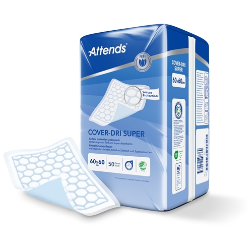 Einweg-Hygieneunterlagen 60x60cm 50g Cover Dri Super 200 St.