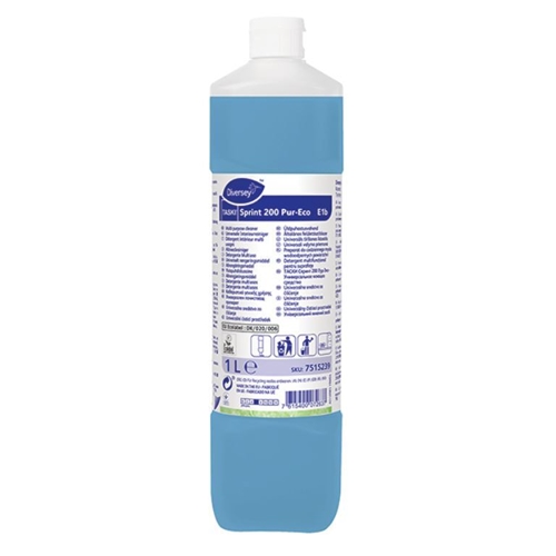 Allrengöringsmedel Sprint 200 Pur-Eco - 1L parfymerad pH=7 EU-Ecolabel