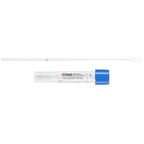 Näytteenottotikku Copan 484CE - pediatrinen E-Swab sininen - 50 kpl