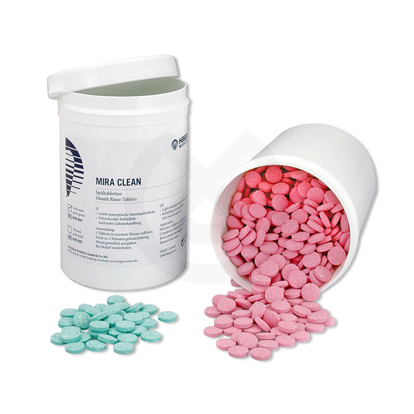 Munsköljningstabletter – Miraclean Tablets Green 1000U.(605504)