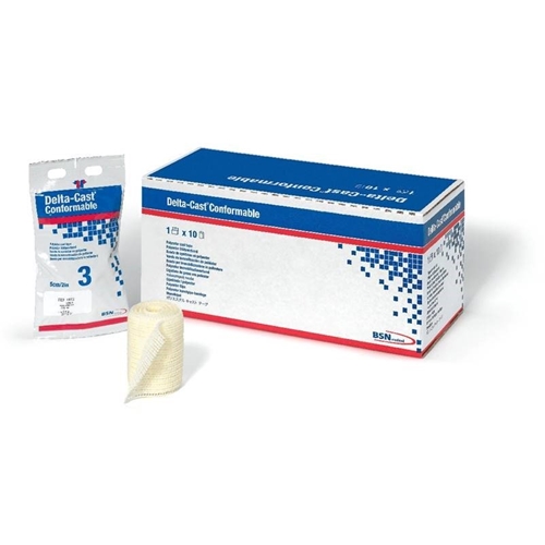Gipsbandage Delta-Cast Conformable - 5 cm x 3,6 m hvid - 10 stk.